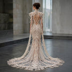 Luxury Crystal Beaded Wedding Dress for Brides and Red Carpet Events – Krystallina