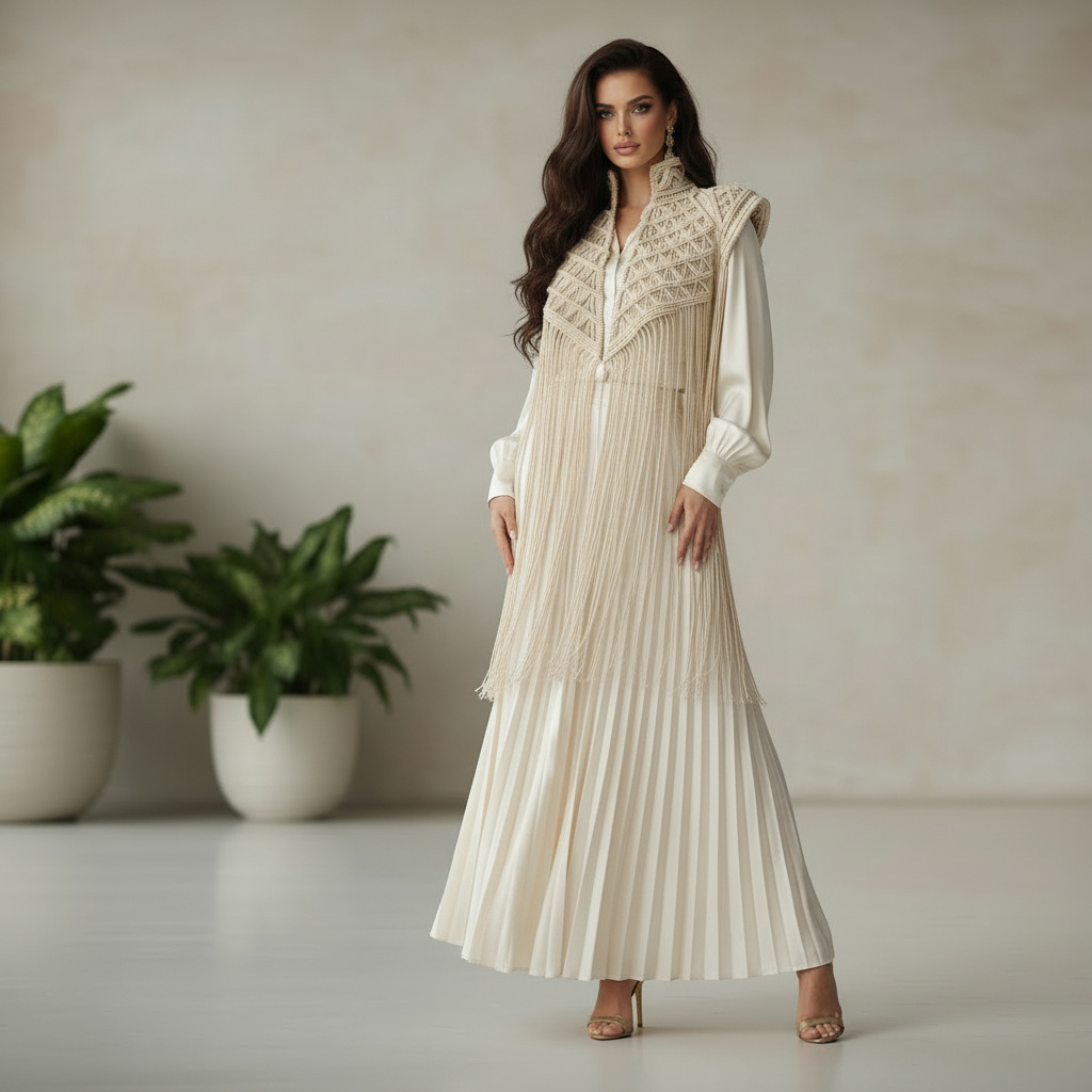 Boho Macramé Cape Vest – Handmade Festival - Atlas