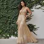 Elegant Macramé Mini Dress Circe