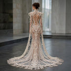 Luxury Crystal Beaded Wedding Dress for Brides and Red Carpet Events – Krystallina