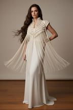 Boho Macramé Cape Vest – Handmade Festival - Atlas