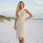 Custome Wedding Dress-Celestial Knot - Modern Macramé Haute Couture