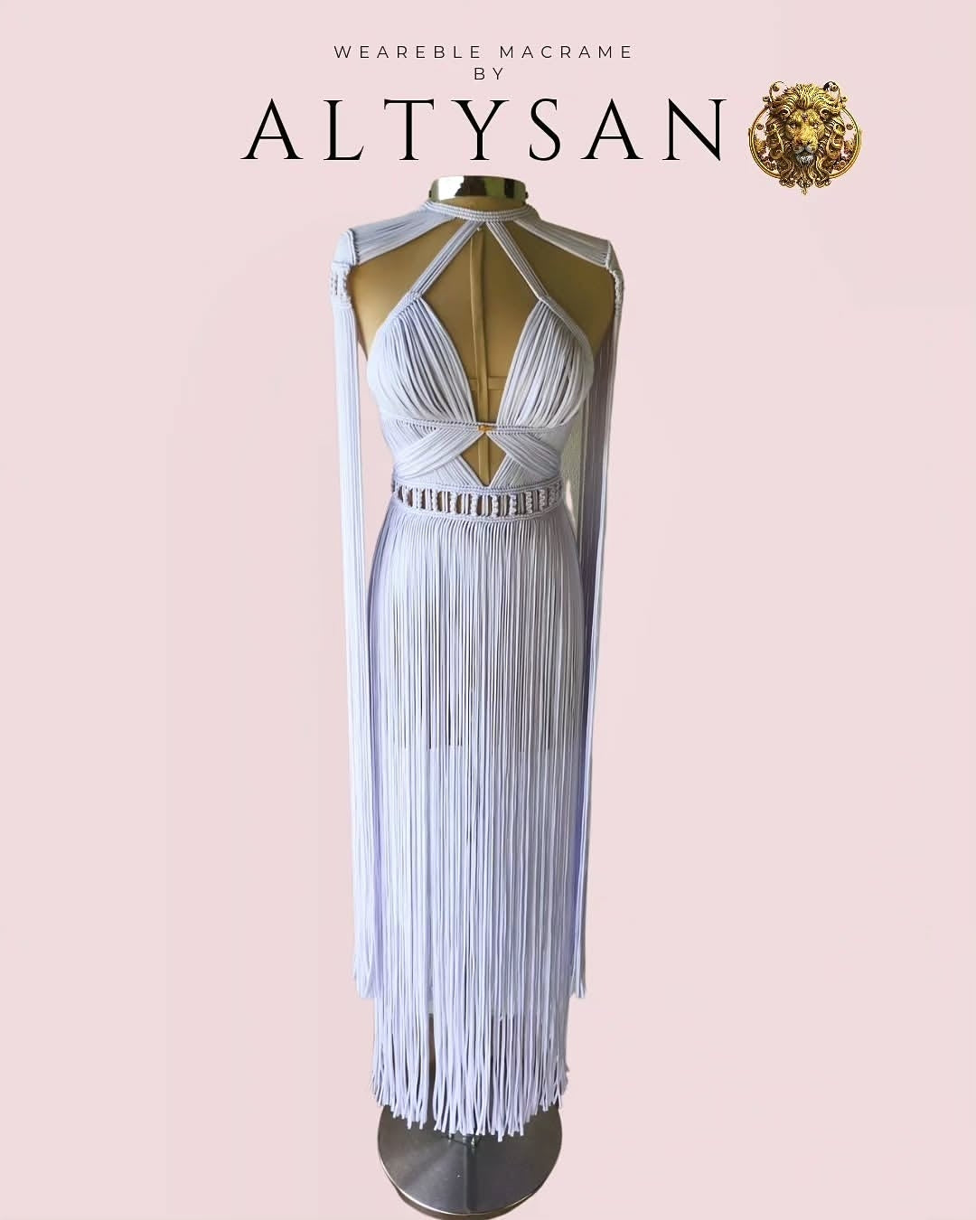 Macramé Beach Wedding Dress - Boho Festival Outfit HERA