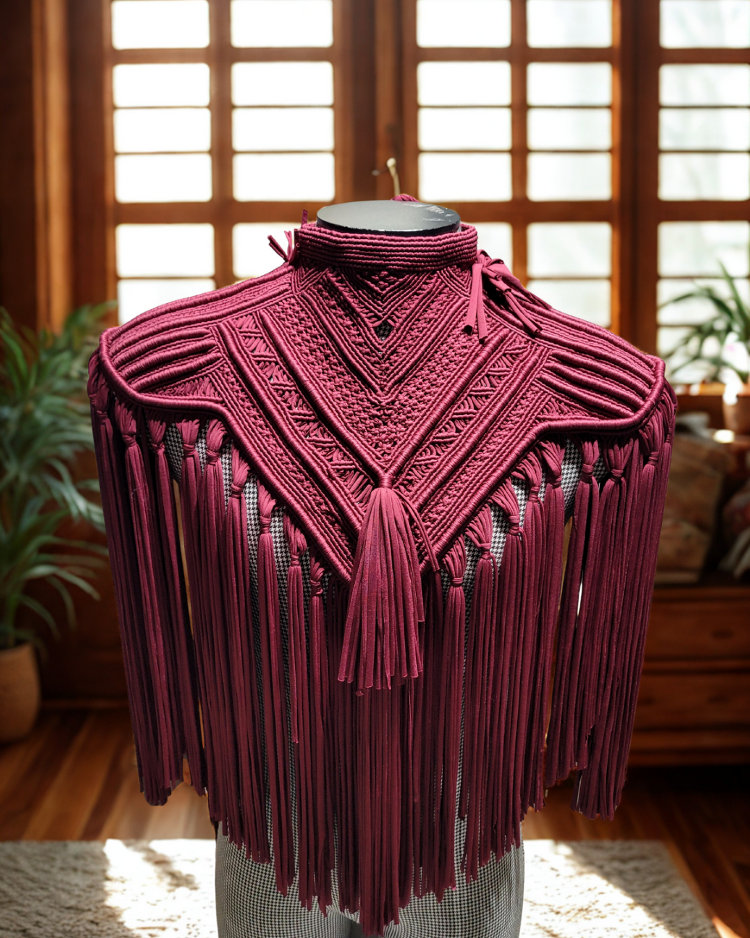 Festival Men's Cape - Handcrafted Unique Outfit for Him