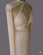 Macramé Beach Wedding Dress - Boho Festival Outfit HERA